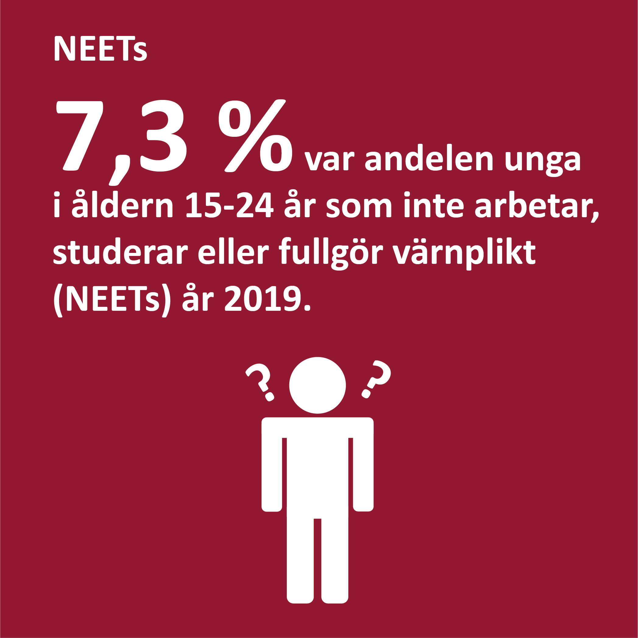 Social15 Infografik om NEETs på Åland