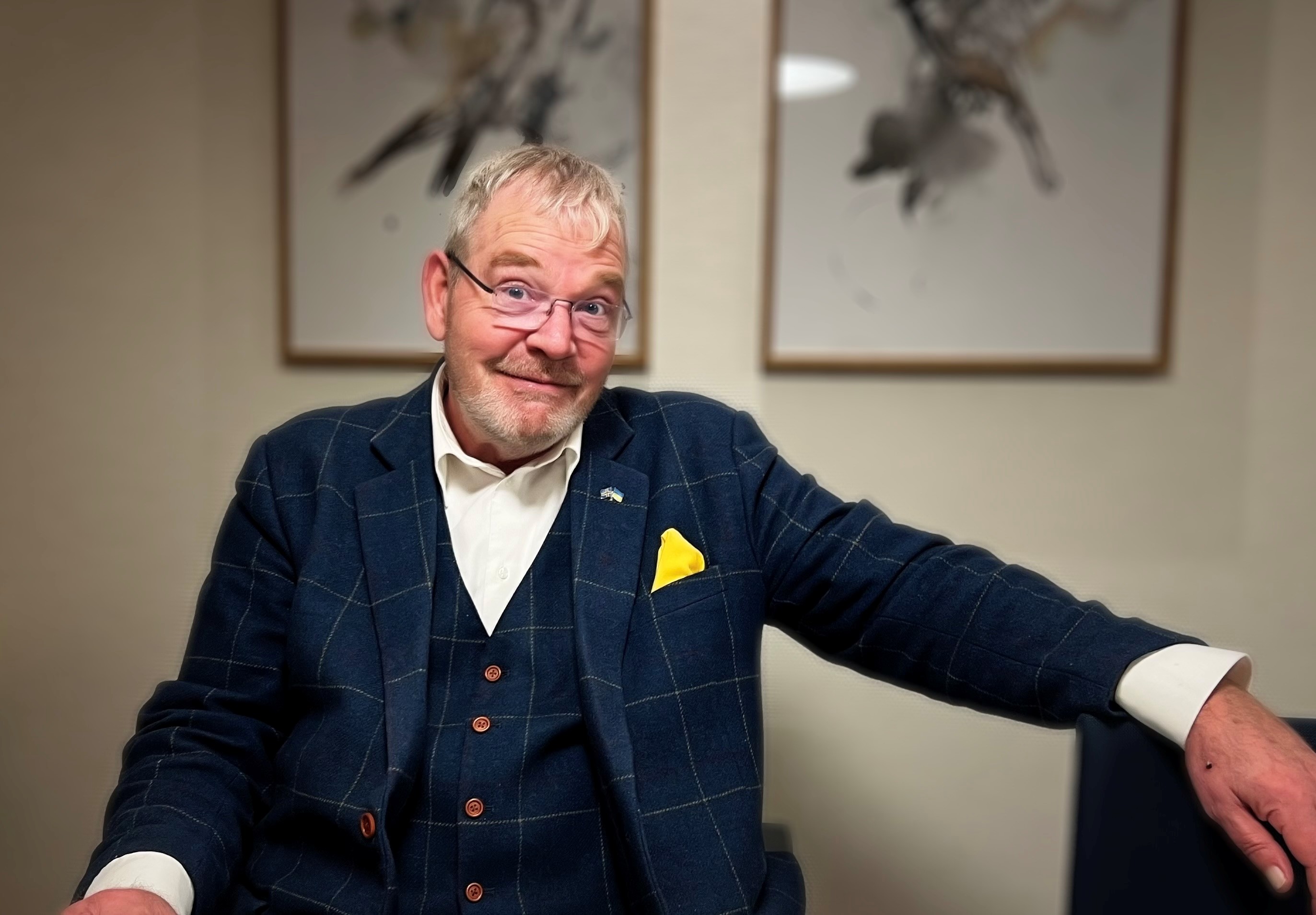 Bilden visar Tomas Lundberg, från AMS