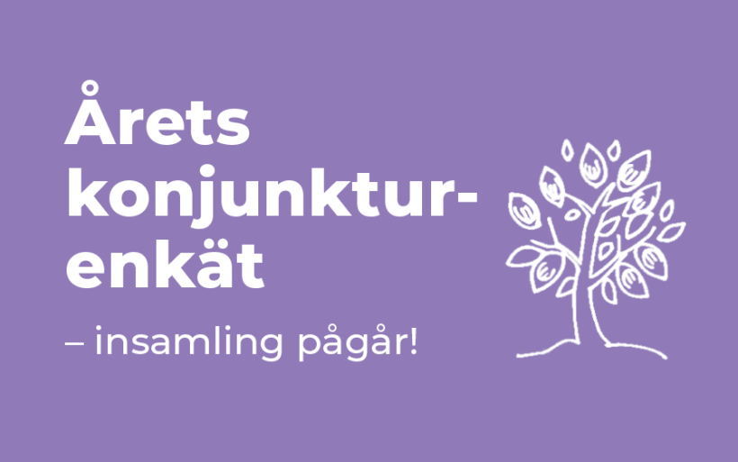 Bilden visar att insamling till årets konjunkturenkät pågår.