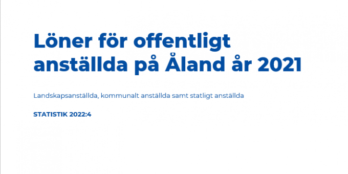 Offentliga löner 2021