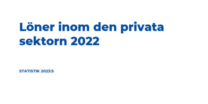 Löner inom den privata sektorn 2022